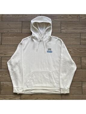 Y2K White Hollister Co. Baggy Skater Hoodie